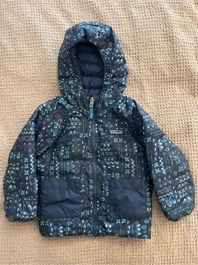 Patagonia Kids Reversible Down Sweater Hoody